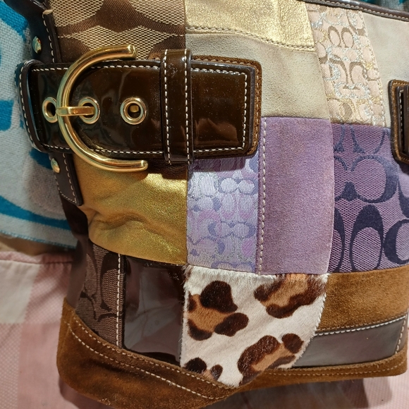 Coach patchwork duffle - Picture 2 of 10